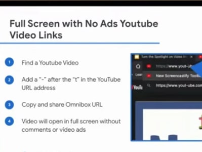 Quick tip: Add a dash to generate full screen (with no ads)  Video  Link – P-CCSK12 Tech